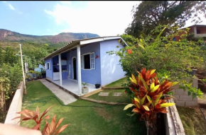 Casa lilás em praia de calhaus, acesso de barco